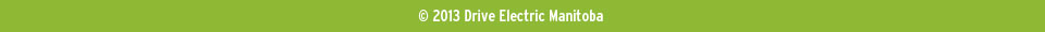 Copyright 2013 Drive Electric Manitoba